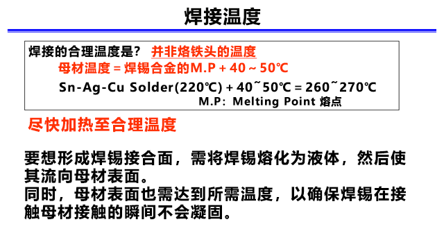 焊接温度