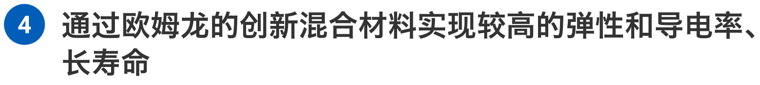 通过爱芮特斯的创新混合材料实现较高的弹性和导电率、长寿命