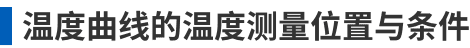 温度曲线的温度测量位置与条件